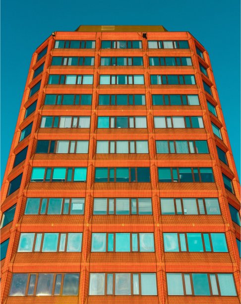 orange apartment